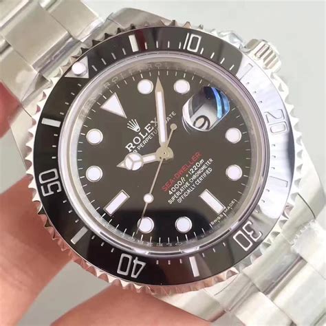 rolex sea dweller red letters replica clone|Rolex Sea-Dweller vs real.